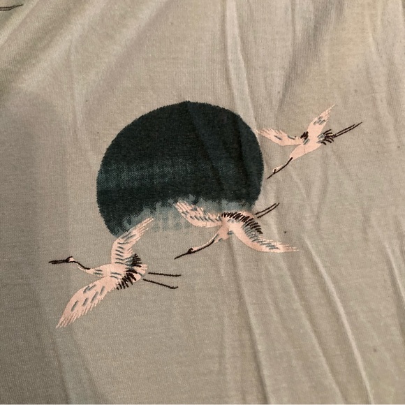 Kate Quinn the woods modal blue crane pajama pants - Picture 6 of 6